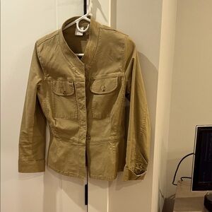 CAbi Women's Utility Jacket in Tan